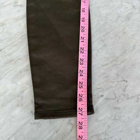 Frame Le High Skinny Coated Jeans Military Green size 25 cotton stretch - Picture 8 of 8